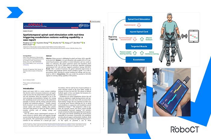 Case Report of Time-Sequenced Spinal Cord Electrical Stimulation Combined with Exoskeleton Training was Published in ACTN Journal